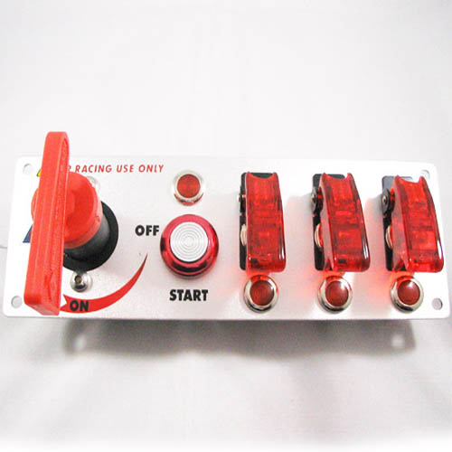 Flip-up Start Ignition Switch Panel and Auto Accessories for Racing Sport (DC 12V)