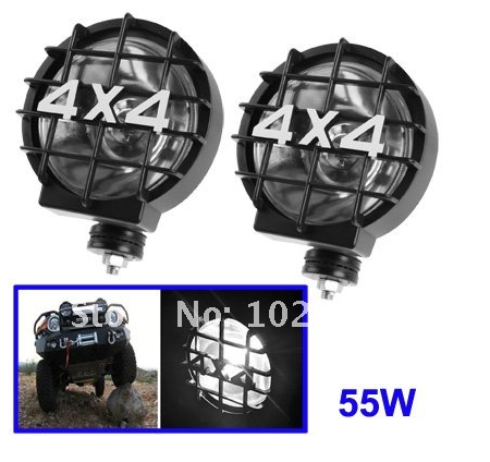 55W 3000K H3 Yellow Light Halogen 4 x 4 Off Road Car Driving Light/Head lights 