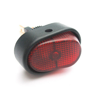 Red Light Rocker Switch for Racing Sport (DC 12V), Red 
